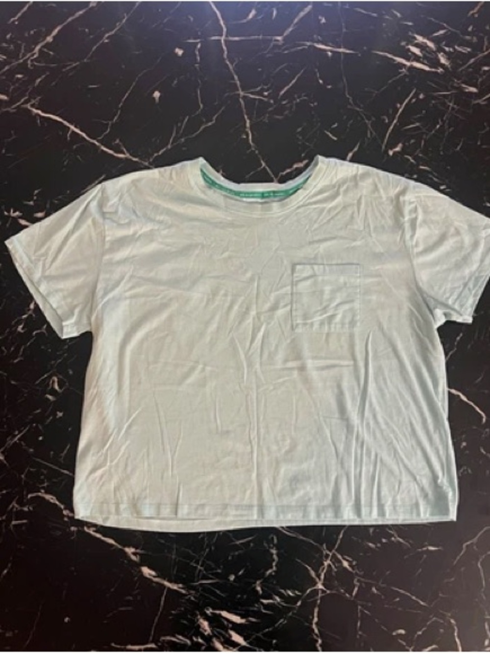 Kids Short-Sleeve Pocket Tee - Light Mint  2x